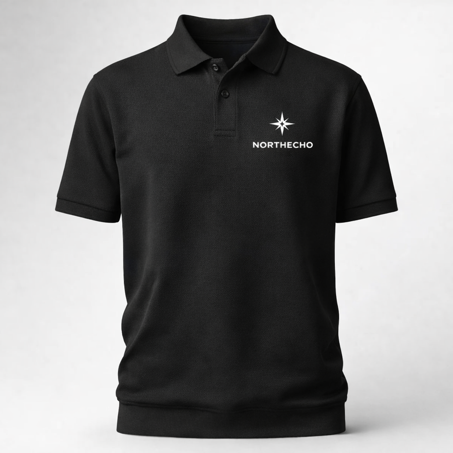 NorthEcho Premium Polo — Black