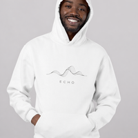NorthEcho Echo Wave Hoodie — Premium Black Pullover 1
