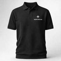 NorthEcho Premium Polo — White Minimal Star Edition | Nordic Streetwear 2